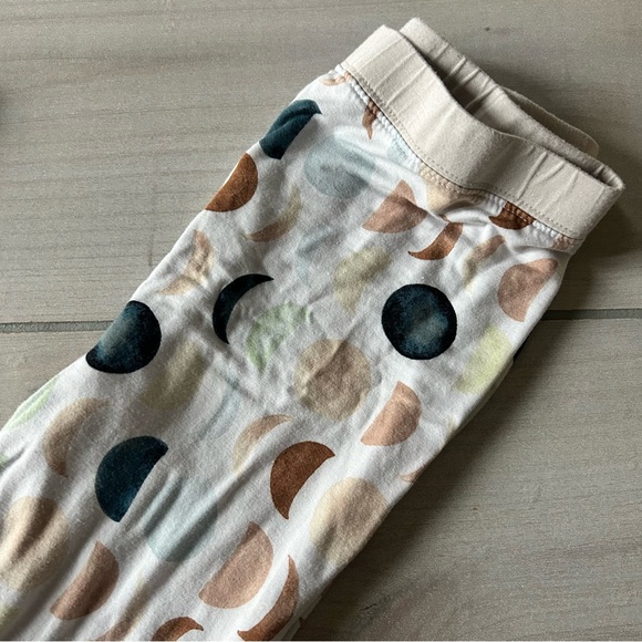 Little Sleepies Luna Neutral Moon & Dot Bamboo Pajama Set - Picture 3 of 3